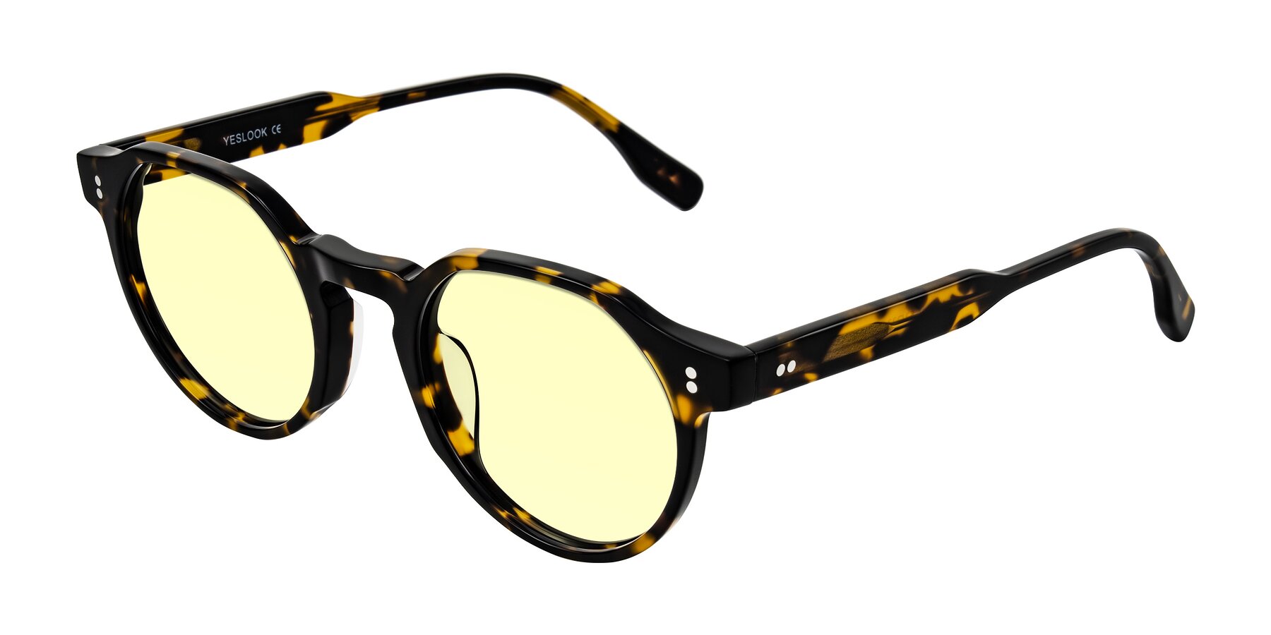 Angle of Vaswat in Tortoise with Light Yellow Tinted Lenses