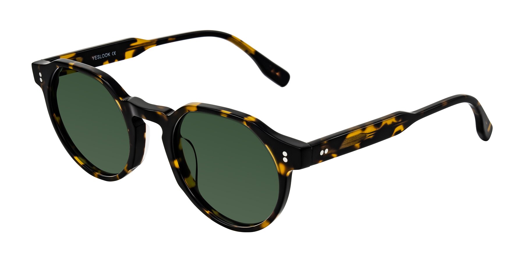 Angle of Vaswat in Tortoise with Green Tinted Lenses