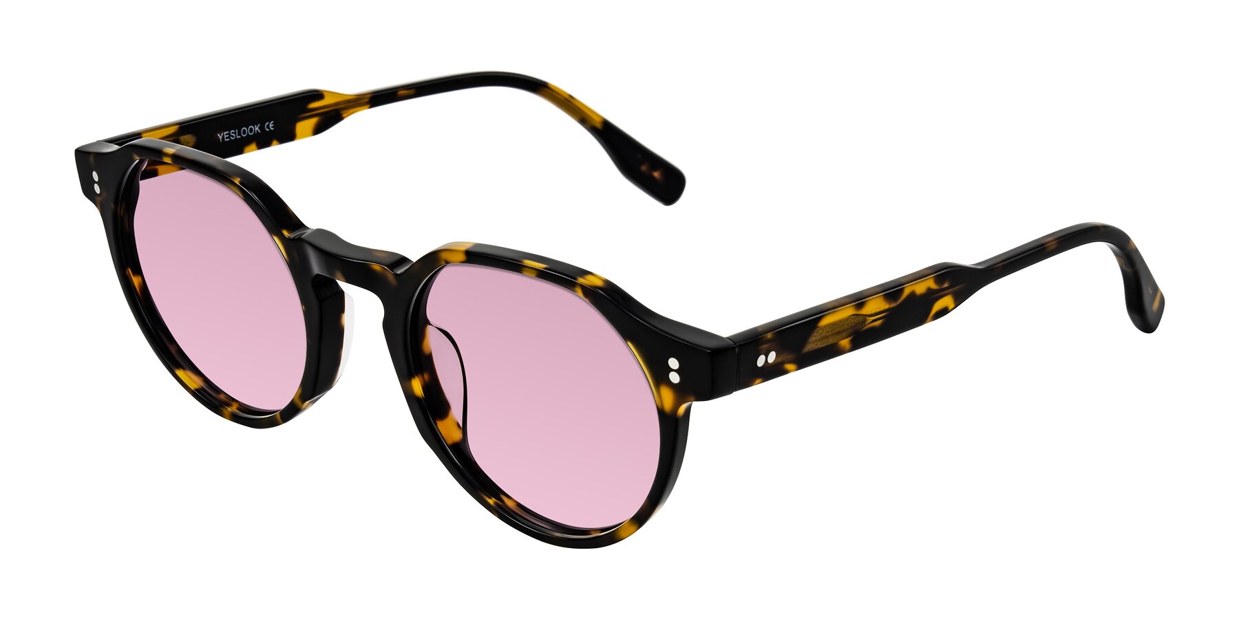 Angle of Vaswat in Tortoise with Light Wine Tinted Lenses