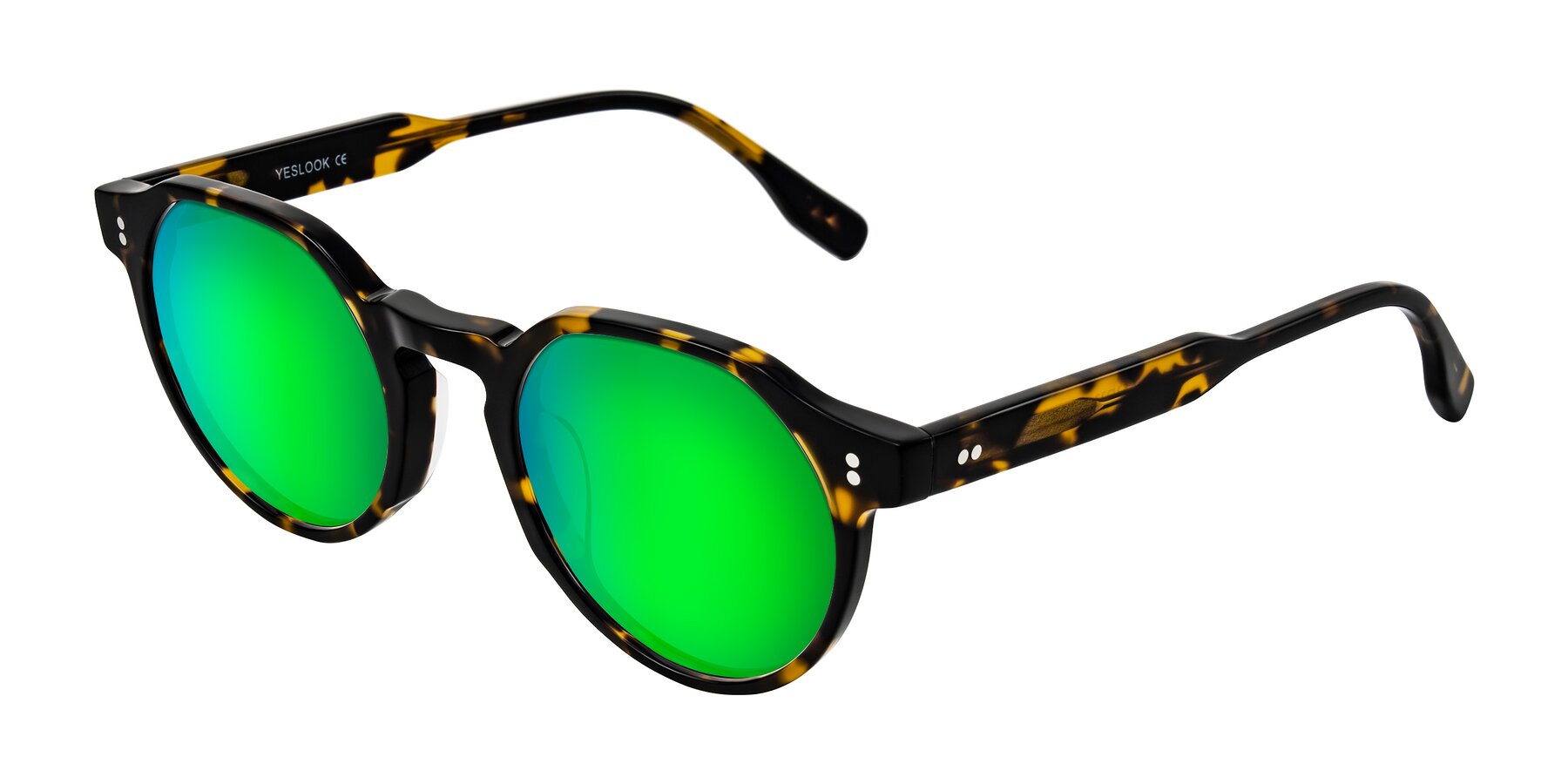 Angle of Vaswat in Tortoise with Green Mirrored Lenses
