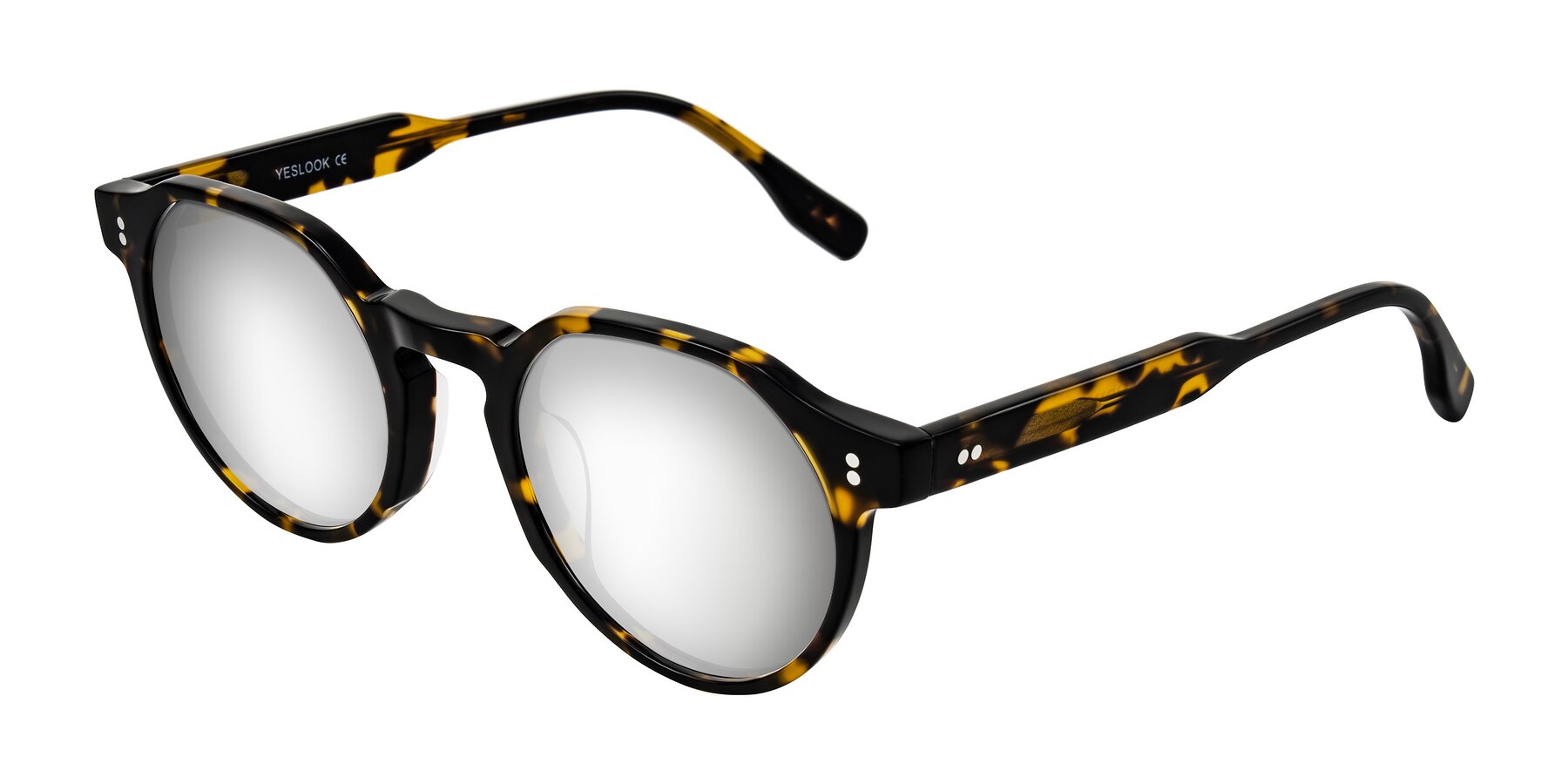 Angle of Vaswat in Tortoise with Silver Mirrored Lenses