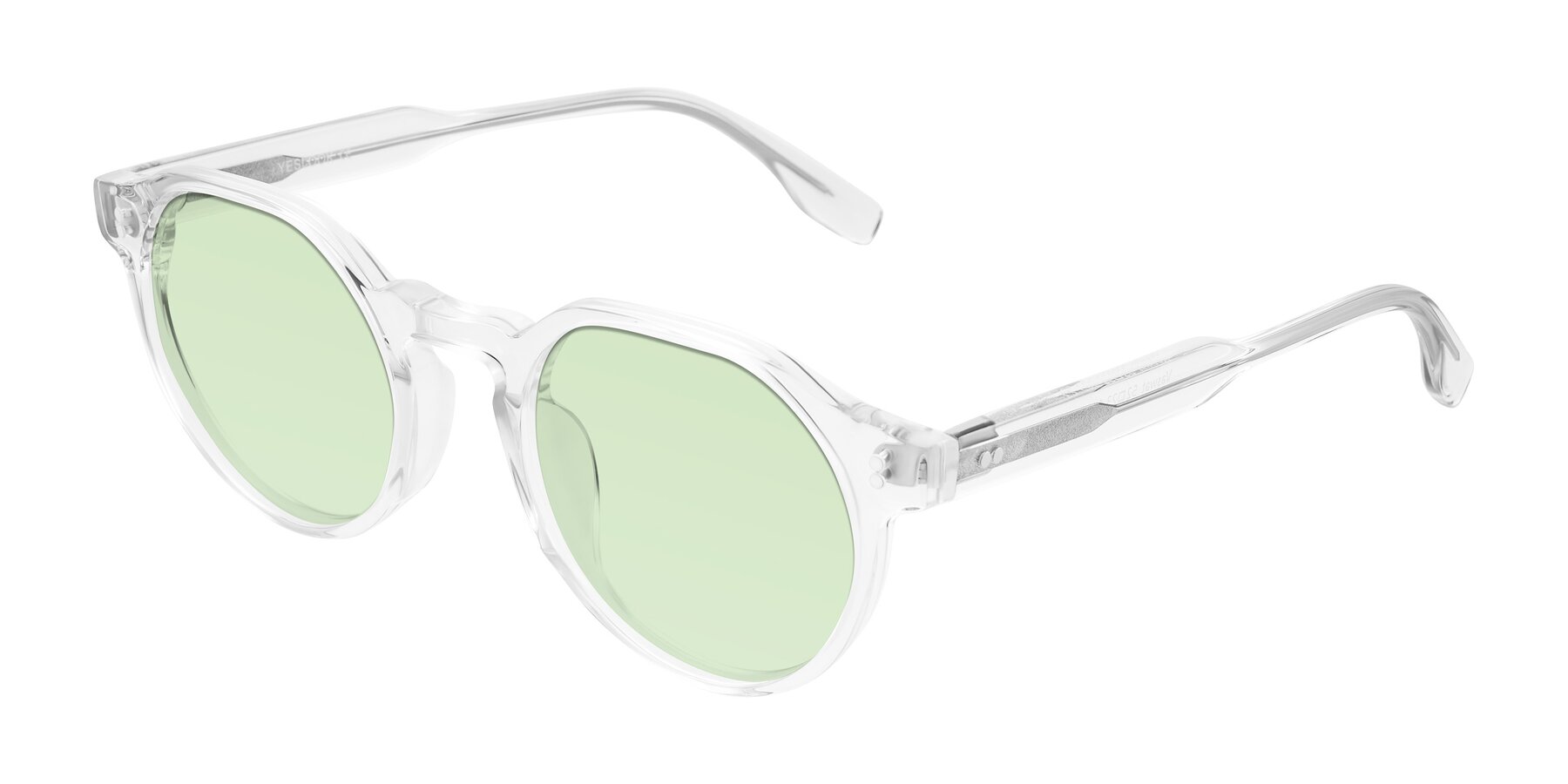 Angle of Vaswat in Clear with Light Green Tinted Lenses