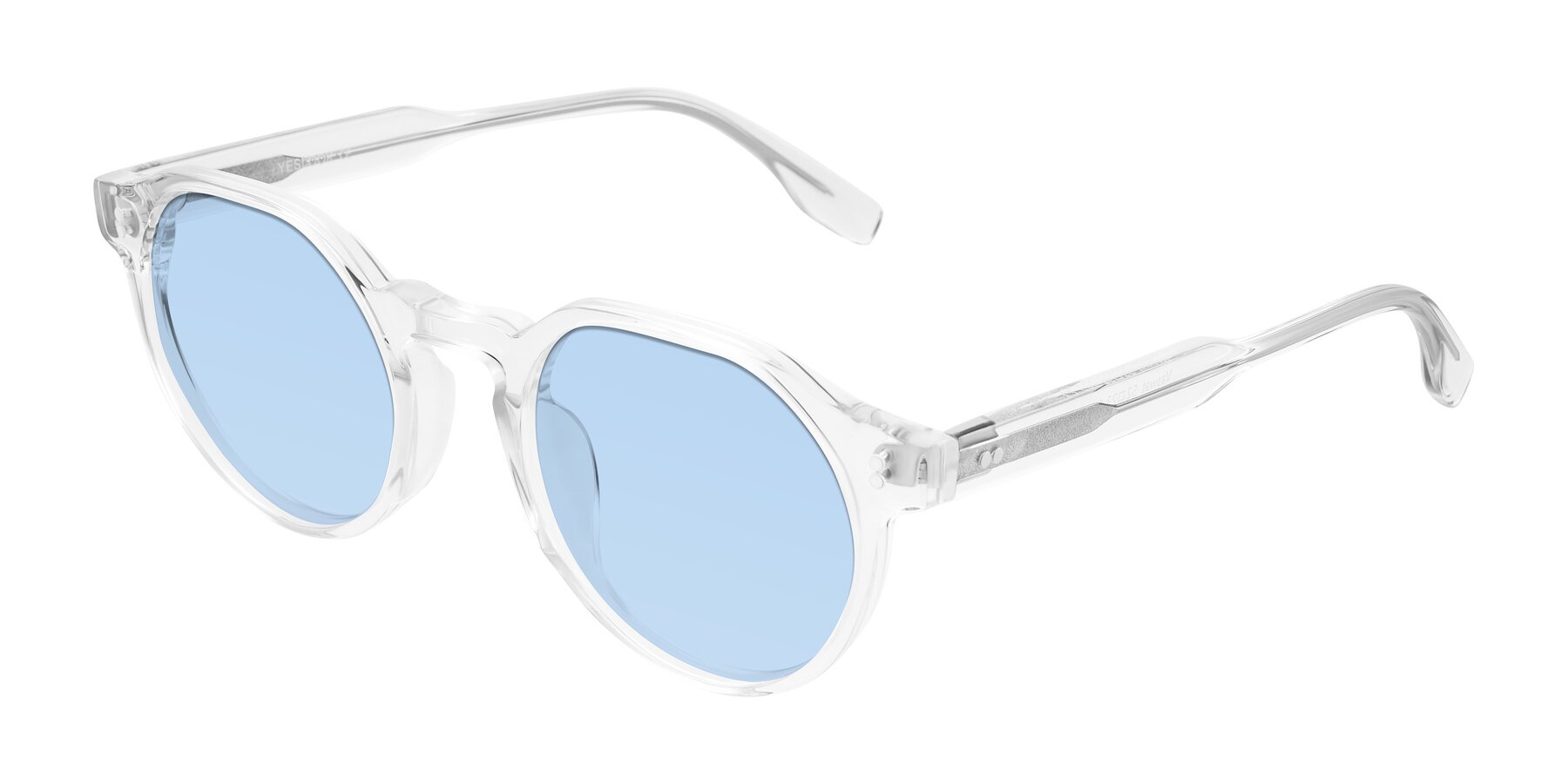 Angle of Vaswat in Clear with Light Blue Tinted Lenses