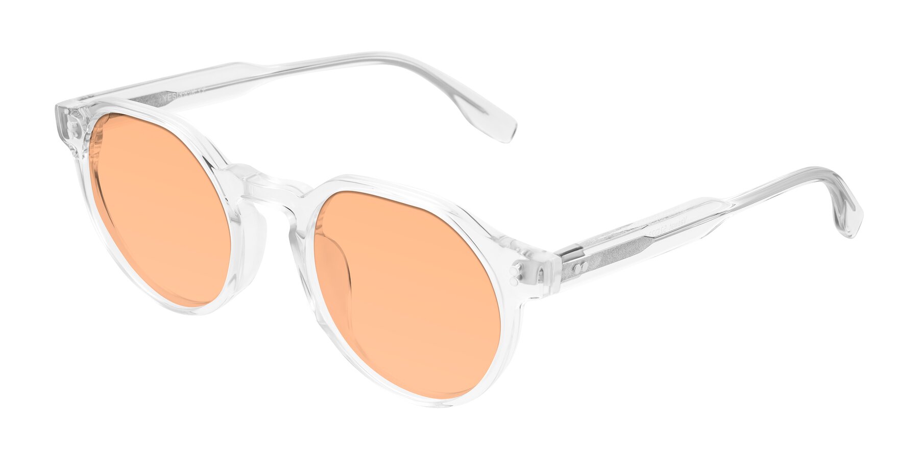 Angle of Vaswat in Clear with Light Orange Tinted Lenses