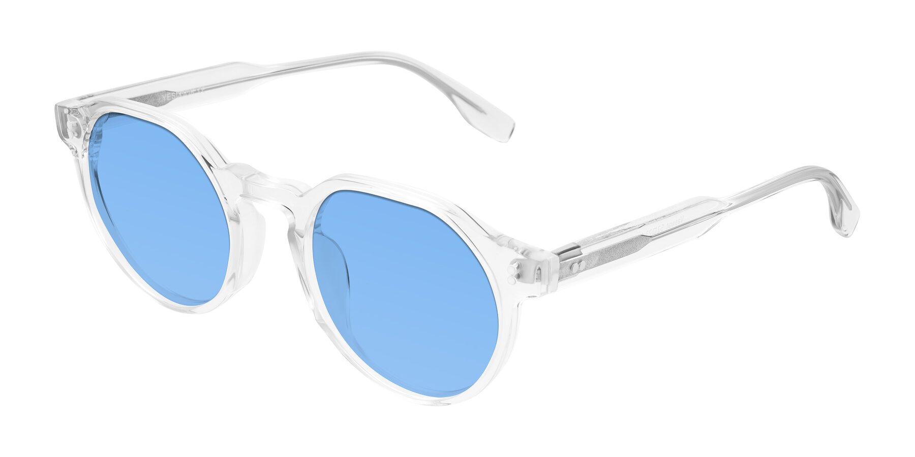 Angle of Vaswat in Clear with Medium Blue Tinted Lenses