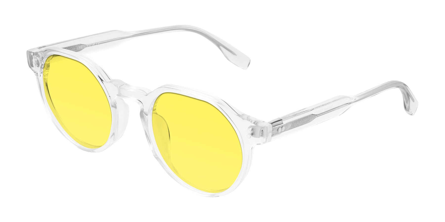 Angle of Vaswat in Clear with Medium Yellow Tinted Lenses
