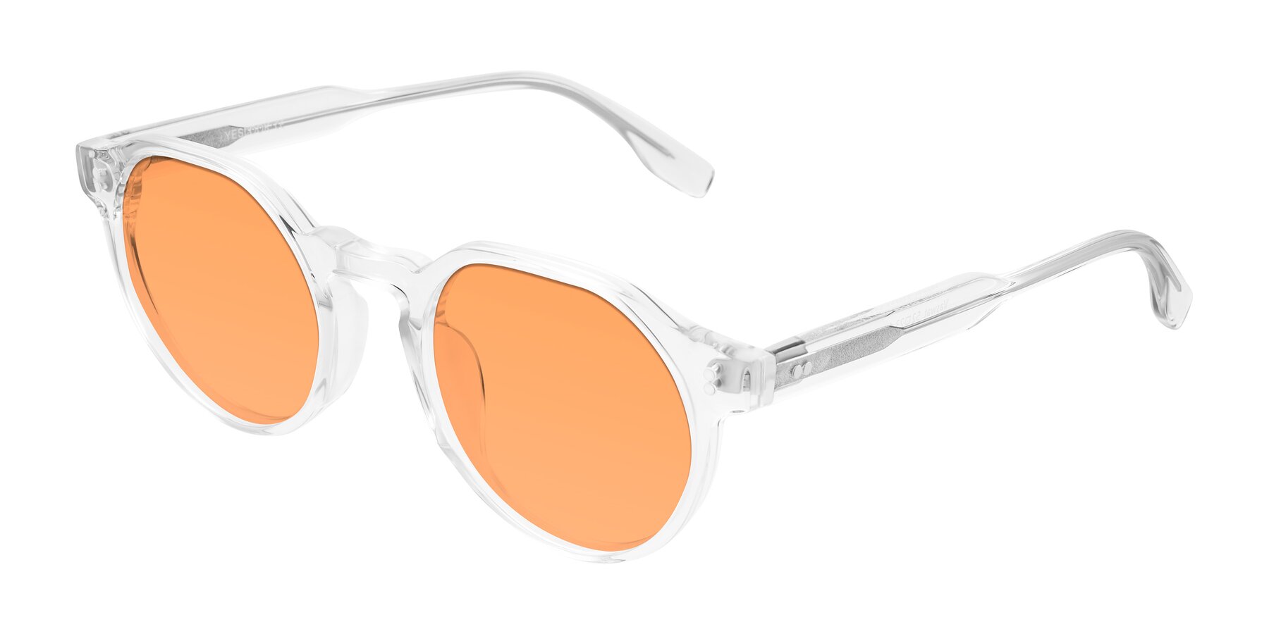 Angle of Vaswat in Clear with Medium Orange Tinted Lenses