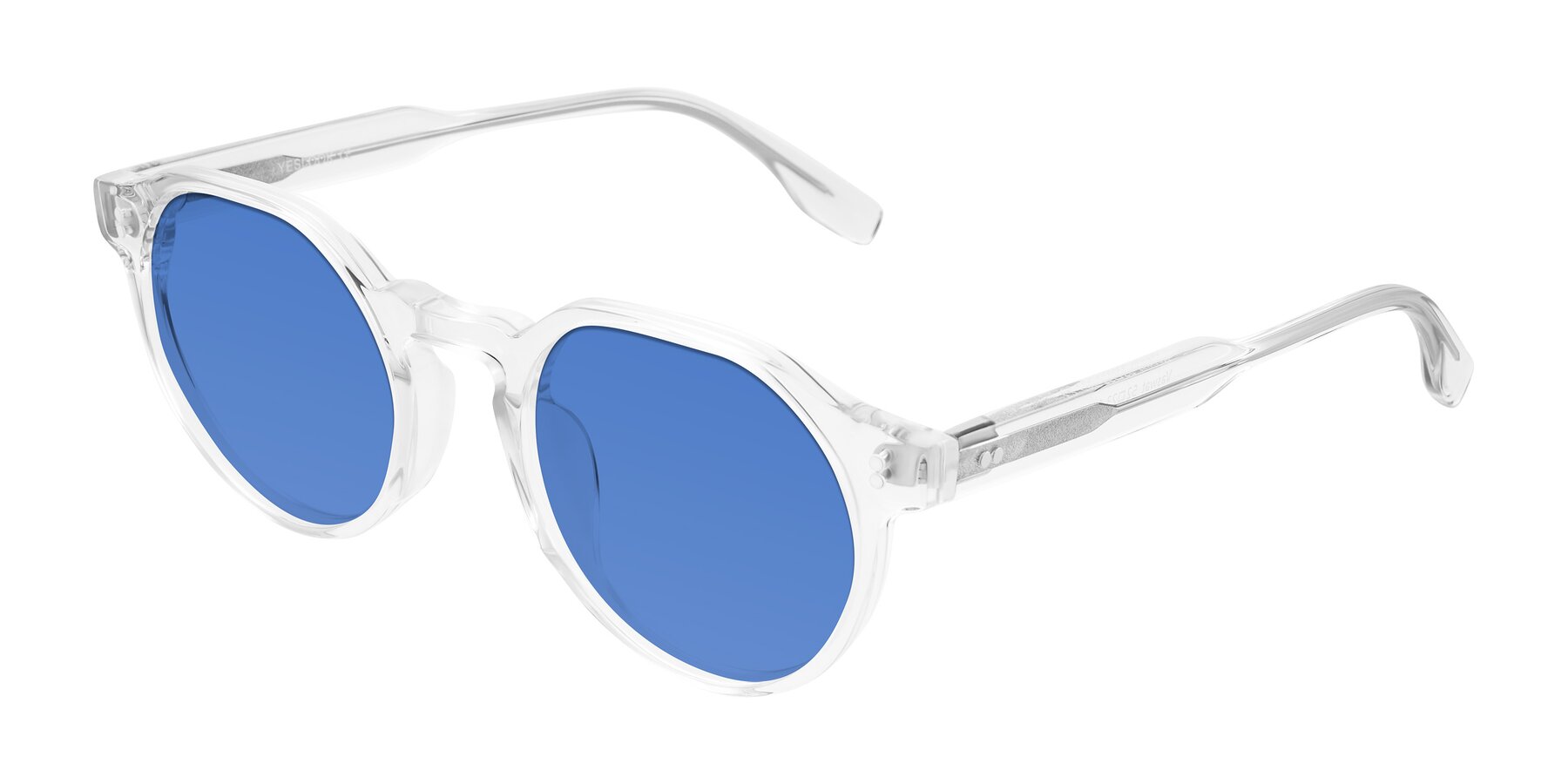 Angle of Vaswat in Clear with Blue Tinted Lenses
