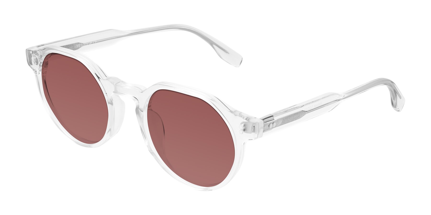 Angle of Vaswat in Clear with Garnet Tinted Lenses