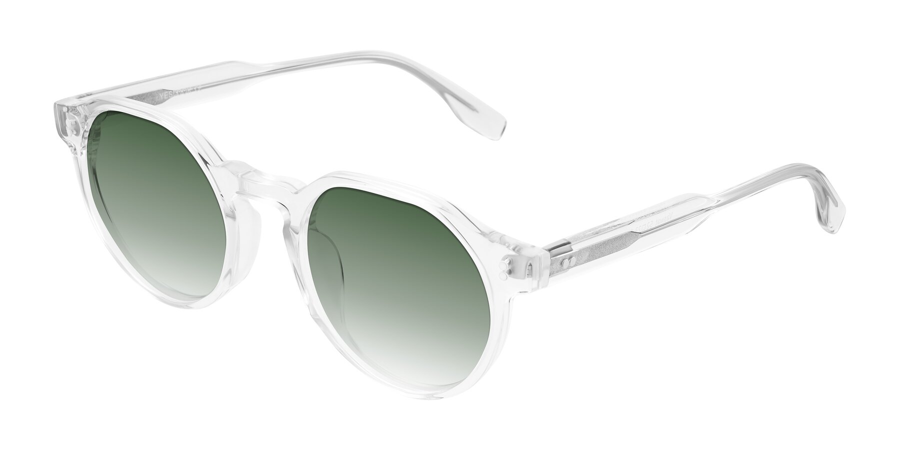 Angle of Vaswat in Clear with Green Gradient Lenses