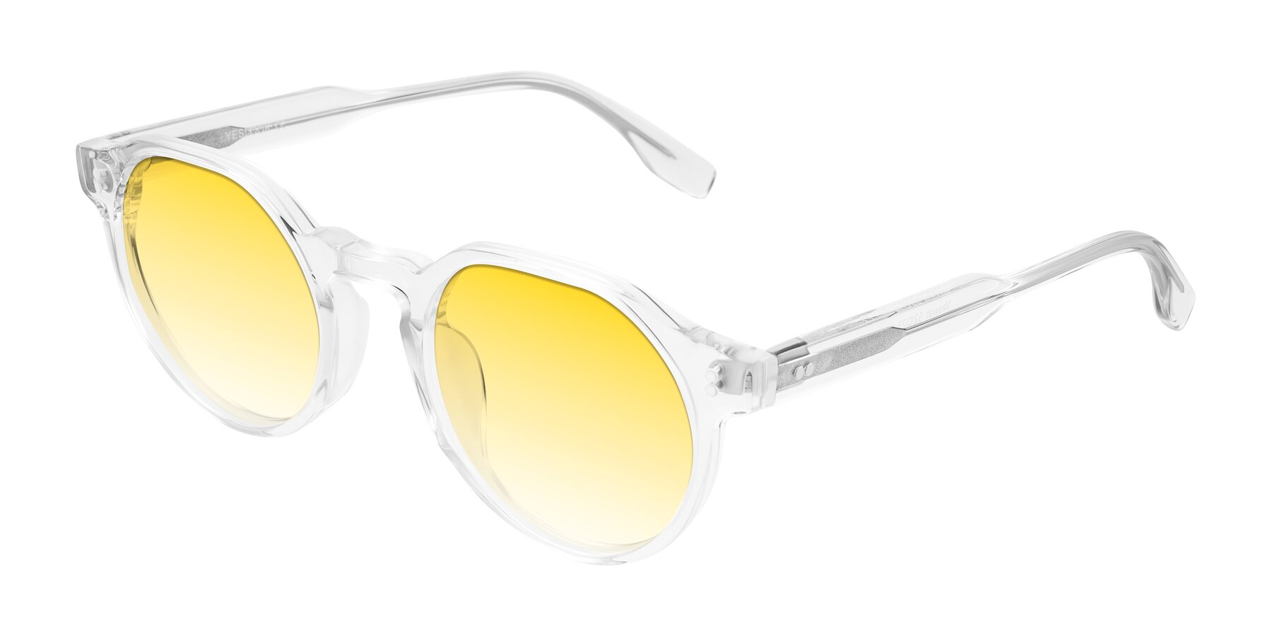 Angle of Vaswat in Clear with Yellow Gradient Lenses