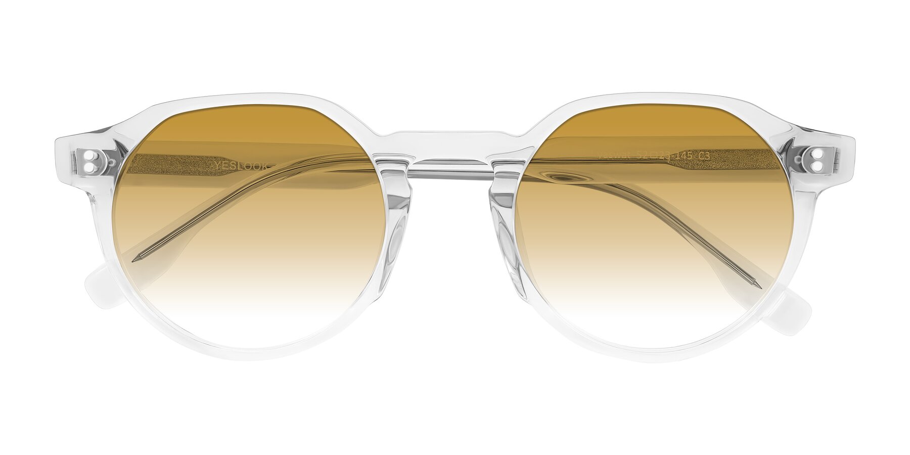 Folded Front of Vaswat in Clear with Champagne Gradient Lenses
