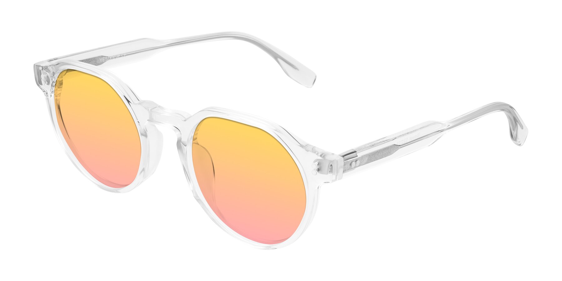 Angle of Vaswat in Clear with Yellow / Pink Gradient Lenses