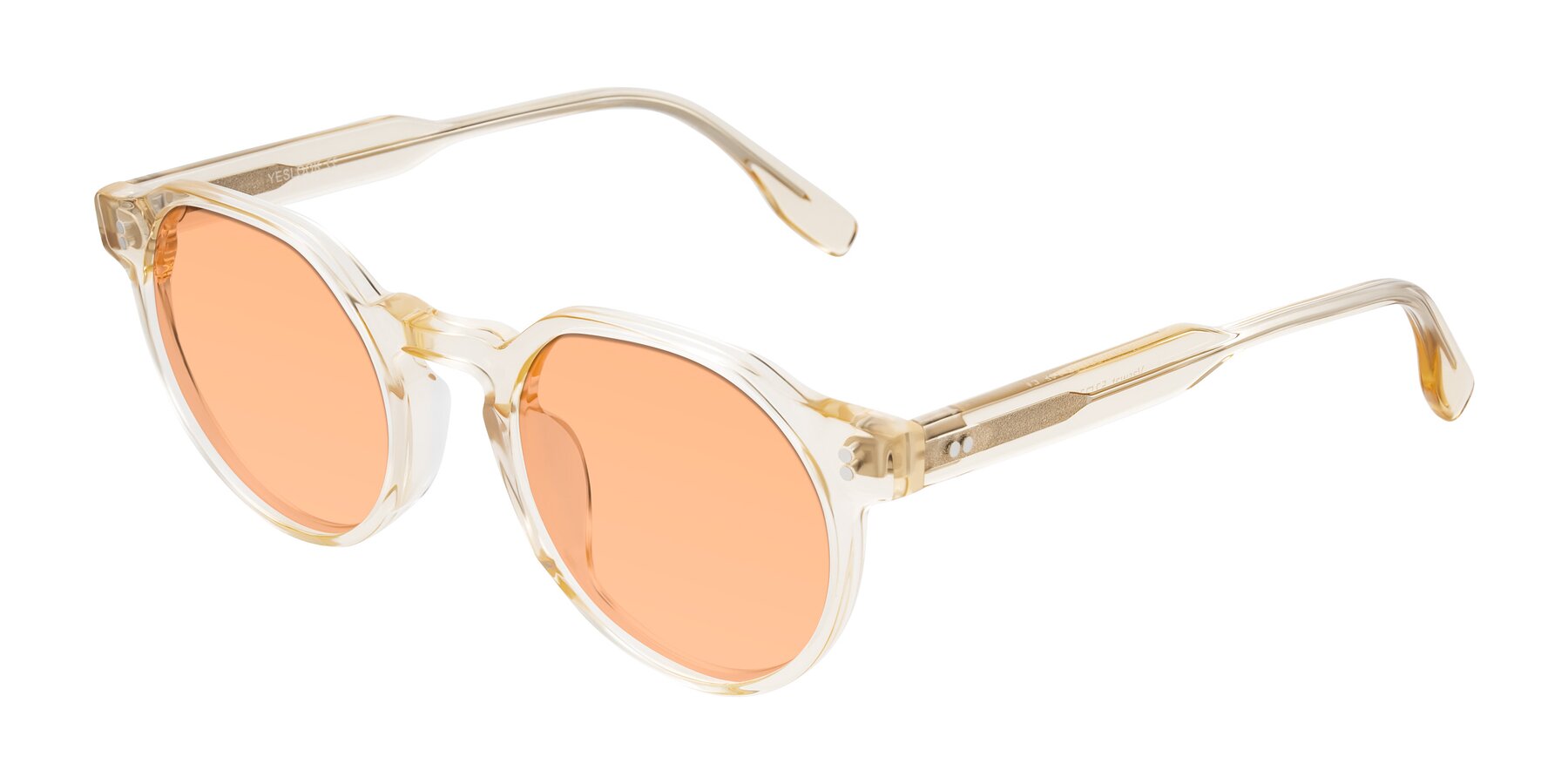 Angle of Vaswat in Light Orange with Light Orange Tinted Lenses