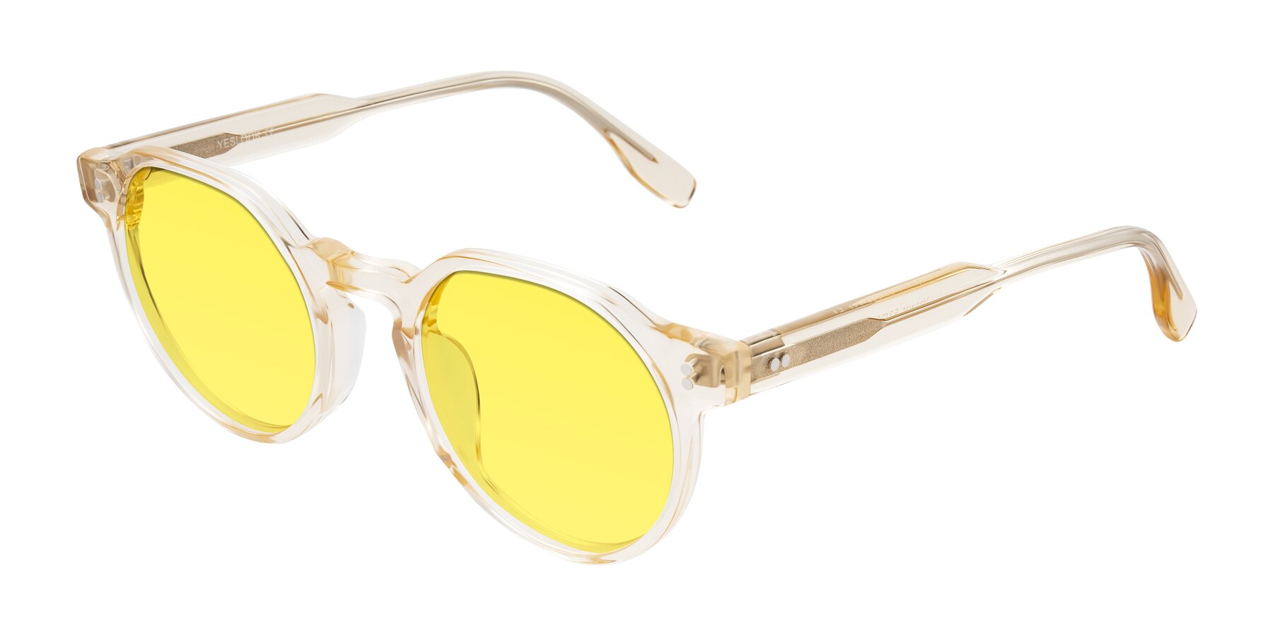 Angle of Vaswat in Light Orange with Medium Yellow Tinted Lenses