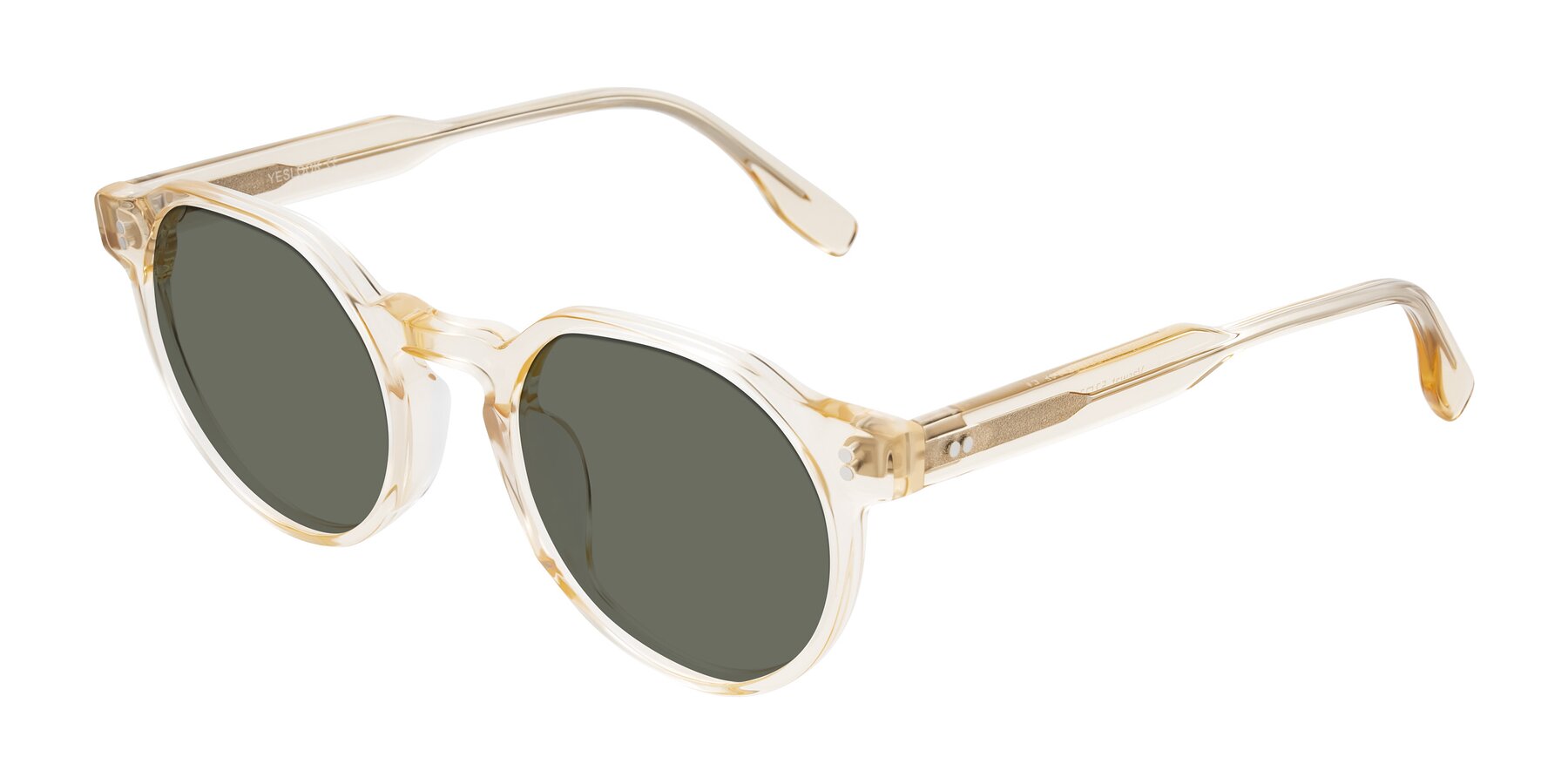 Angle of Vaswat in Light Orange with Gray Polarized Lenses