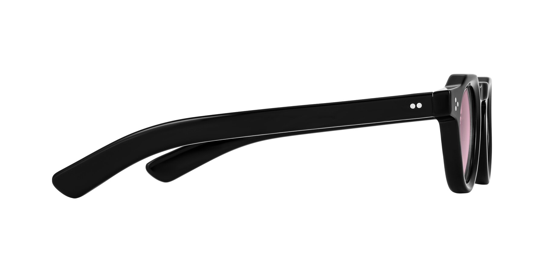 Side of Awint in Black with Light Wine Tinted Lenses