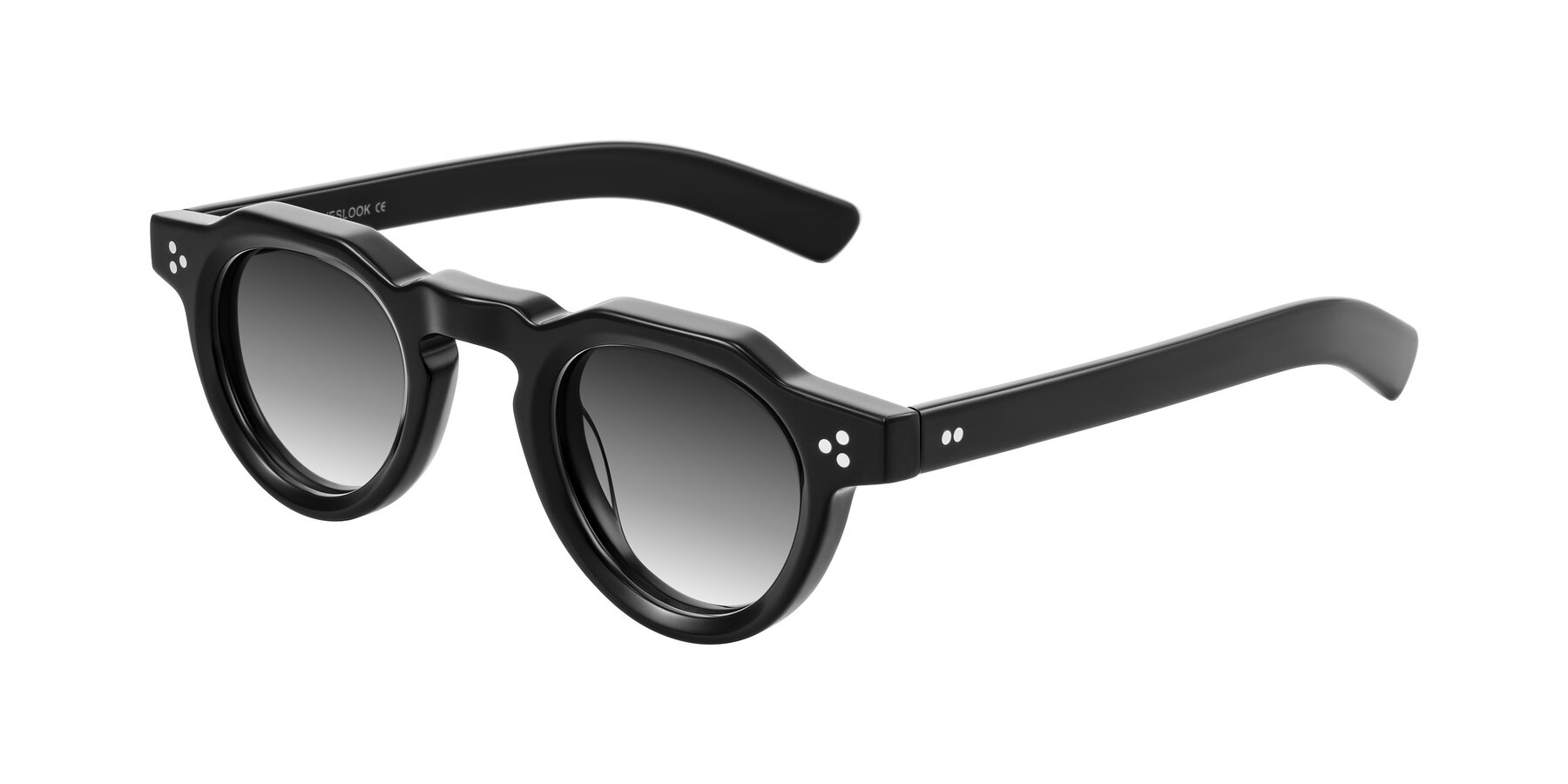 Angle of Awint in Black with Gray Gradient Lenses
