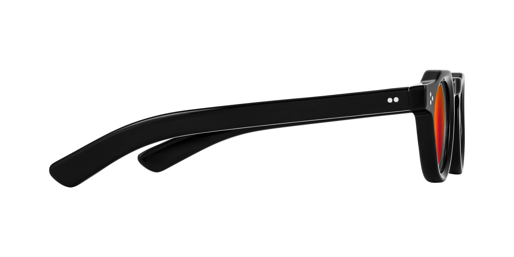 Side of Awint in Black with Red Gold Mirrored Lenses