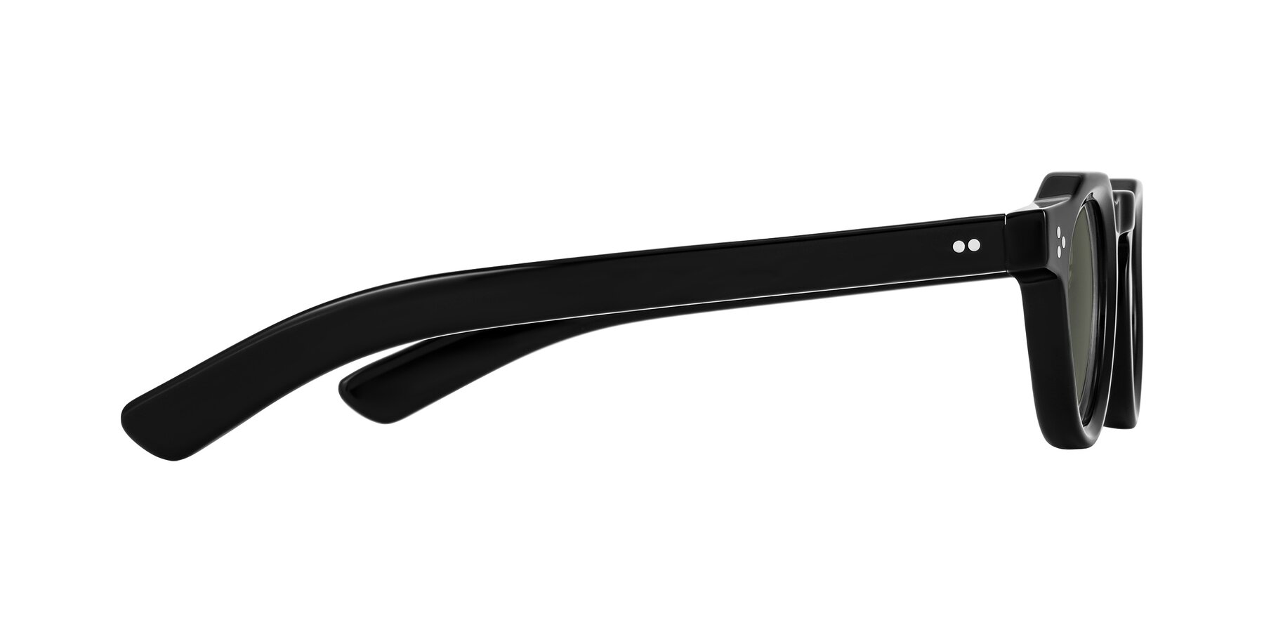 Side of Awint in Black with Gray Polarized Lenses