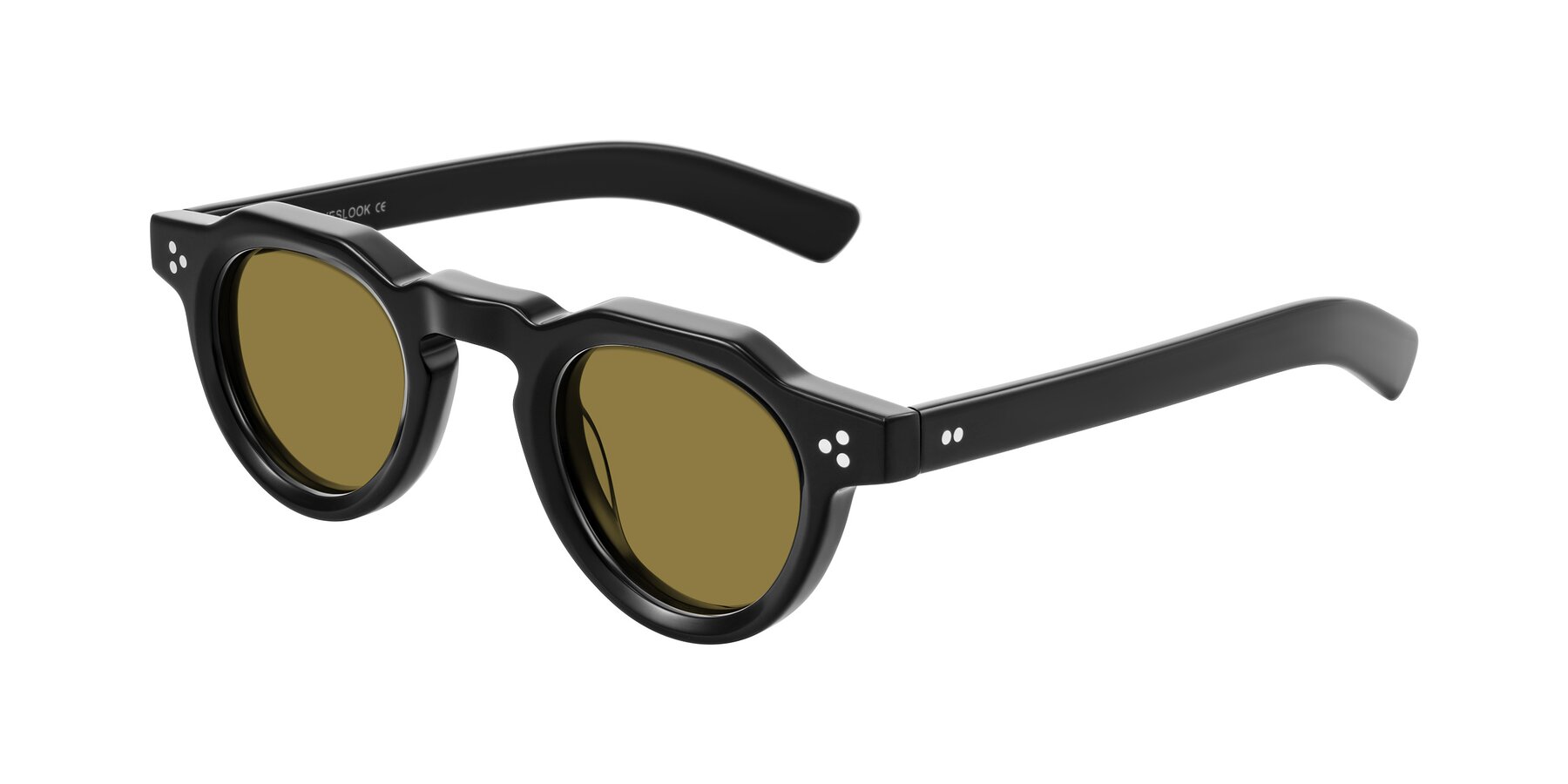 Angle of Awint in Black with Brown Polarized Lenses