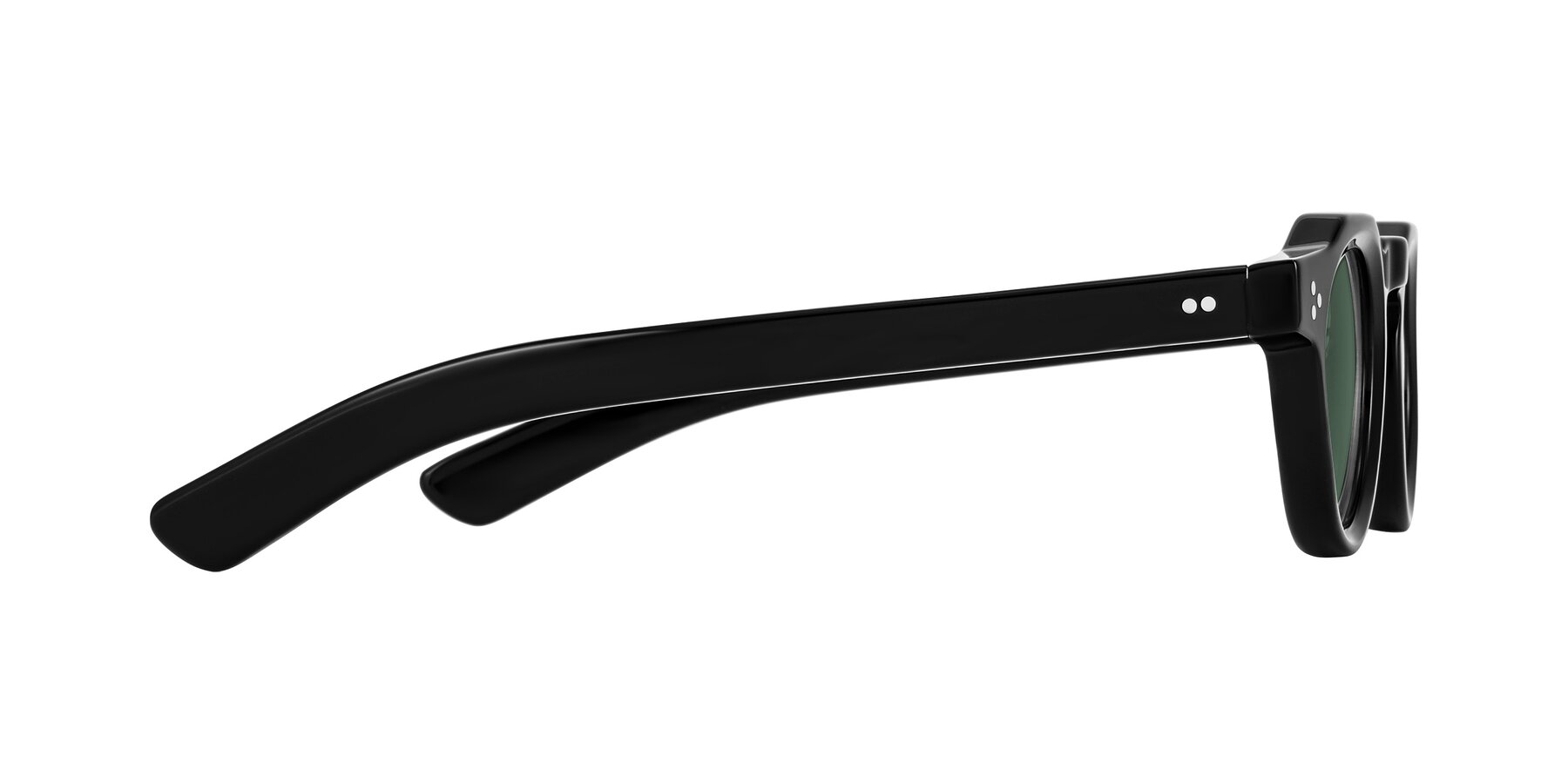 Side of Awint in Black with Green Polarized Lenses