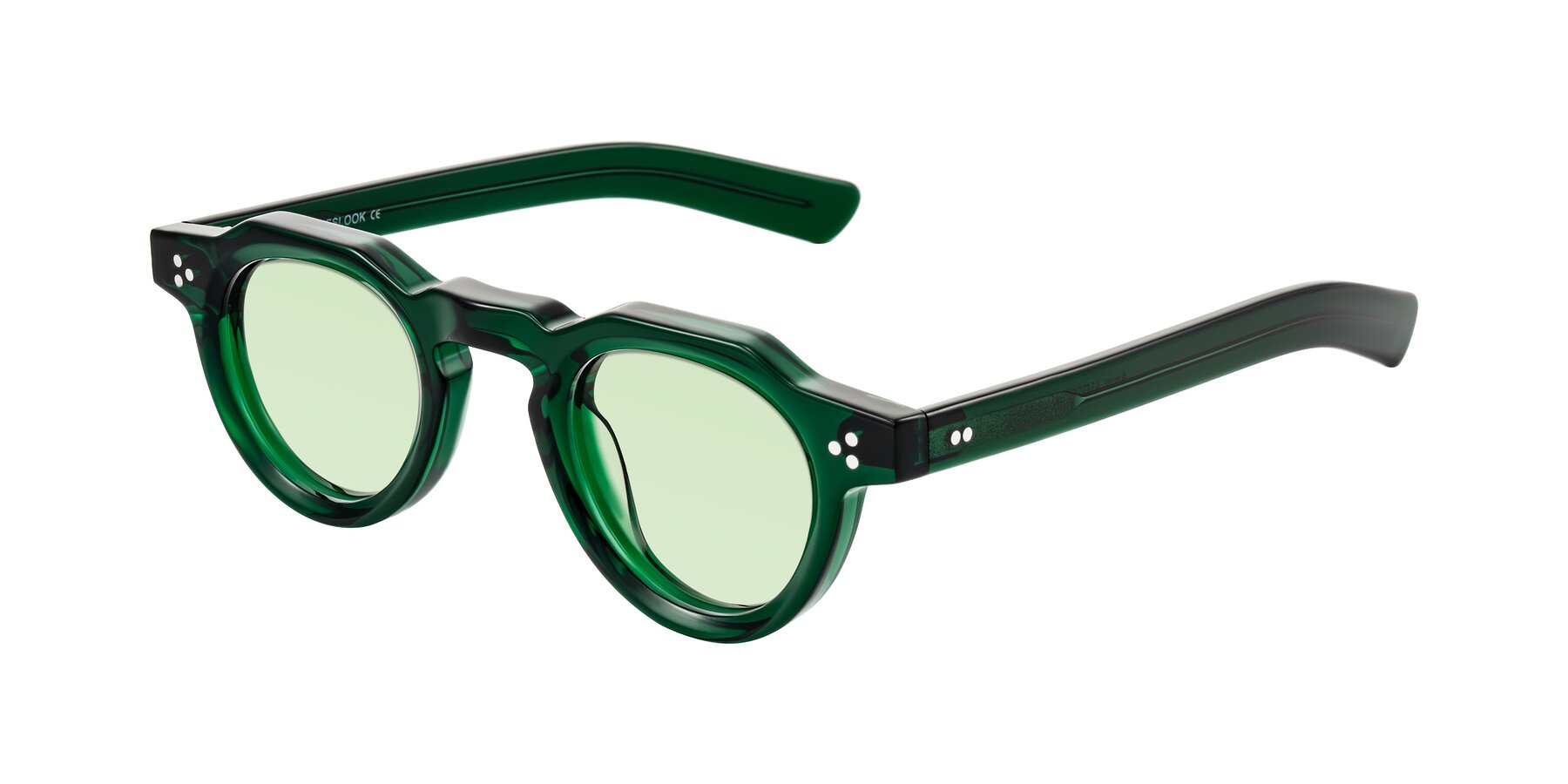Angle of Awint in Emerald Green with Light Green Tinted Lenses