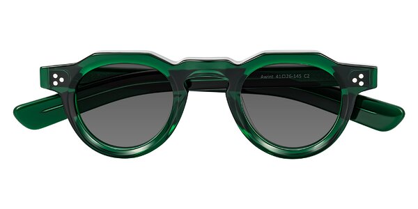Front of Awint in Emerald Green