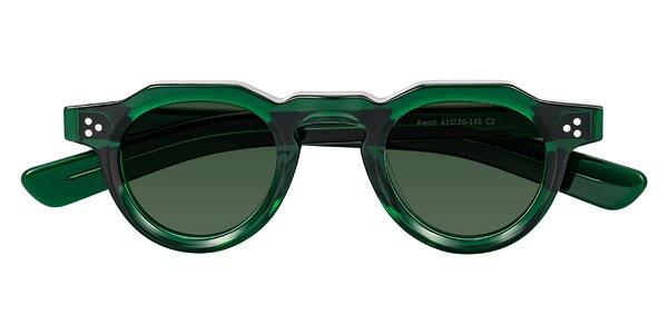 Front of Awint in Emerald Green