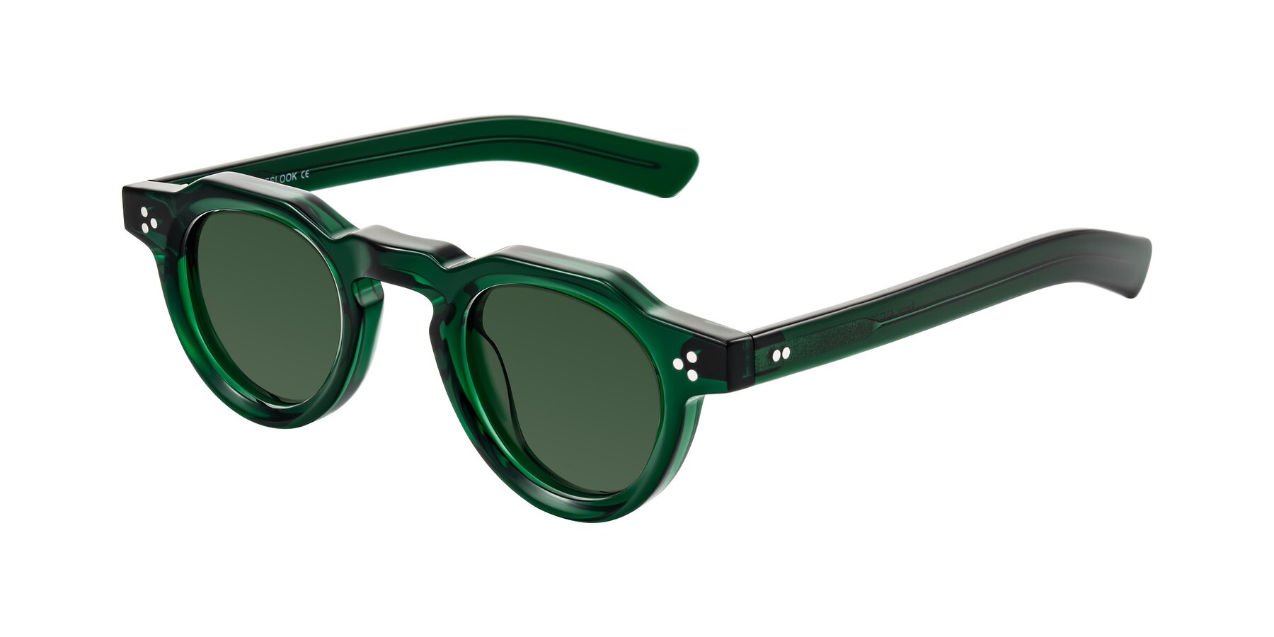 Angle of Awint in Emerald Green with Green Tinted Lenses