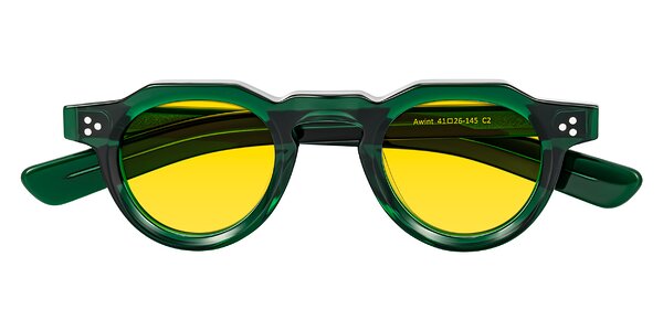 Front of Awint in Emerald Green