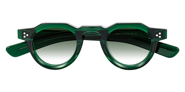 Front of Awint in Emerald Green