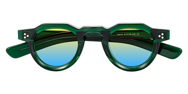Front of Awint in Emerald Green