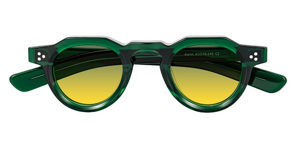 Front of Awint in Emerald Green