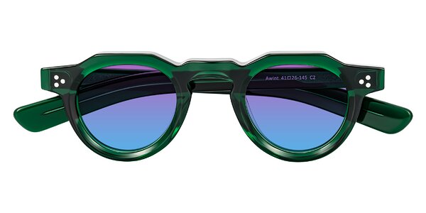 Front of Awint in Emerald Green