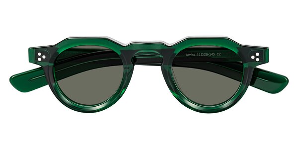 Front of Awint in Emerald Green