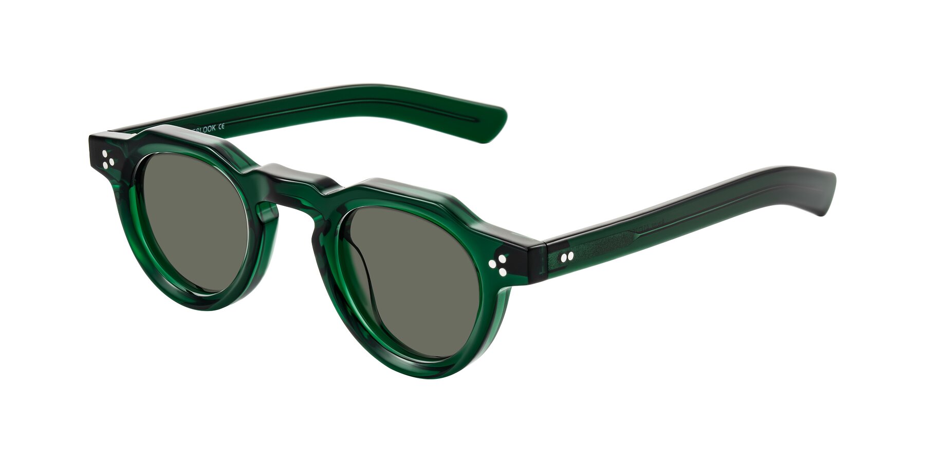 Angle of Awint in Emerald Green with Gray Polarized Lenses