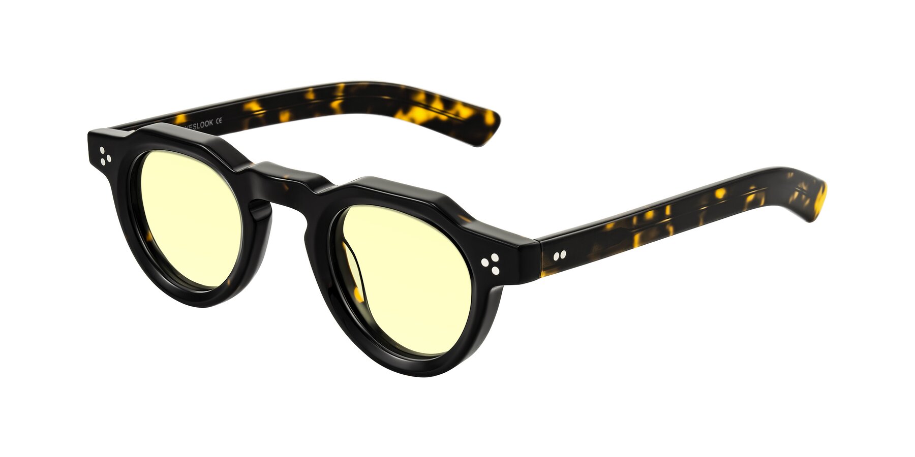 Angle of Awint in Dark Tortoise with Light Yellow Tinted Lenses