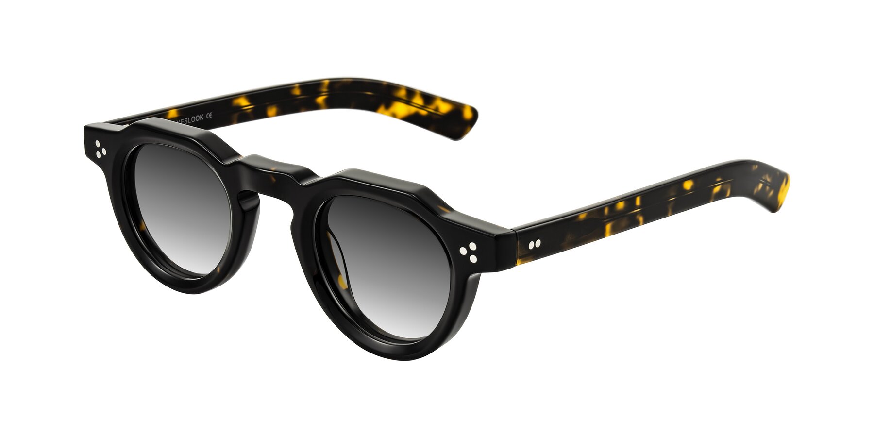 Angle of Awint in Dark Tortoise with Gray Gradient Lenses