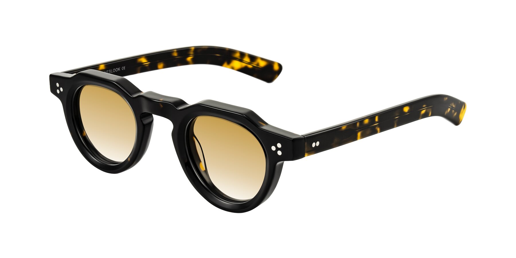 Angle of Awint in Dark Tortoise with Champagne Gradient Lenses