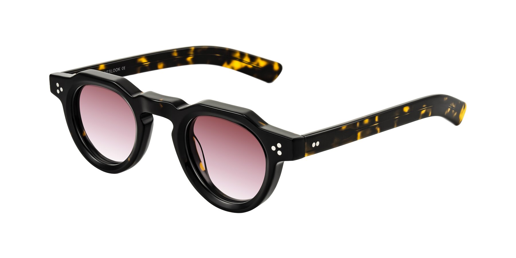 Angle of Awint in Dark Tortoise with Garnet Gradient Lenses
