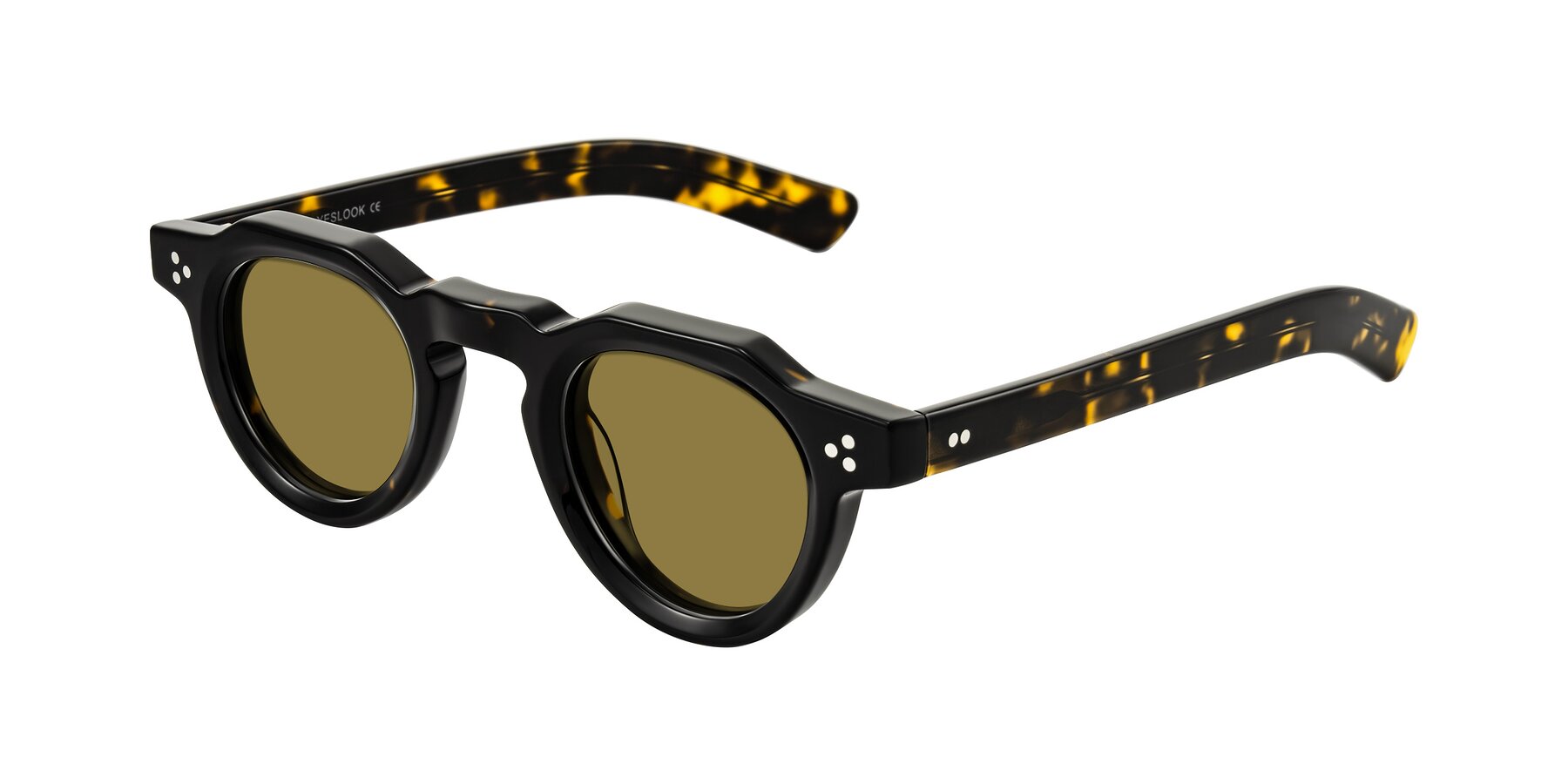 Angle of Awint in Dark Tortoise with Brown Polarized Lenses