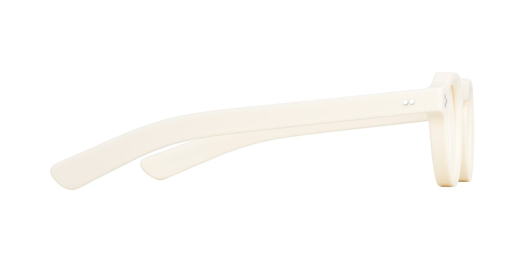 Side of Awint in Ivory White with Clear Reading Eyeglass Lenses