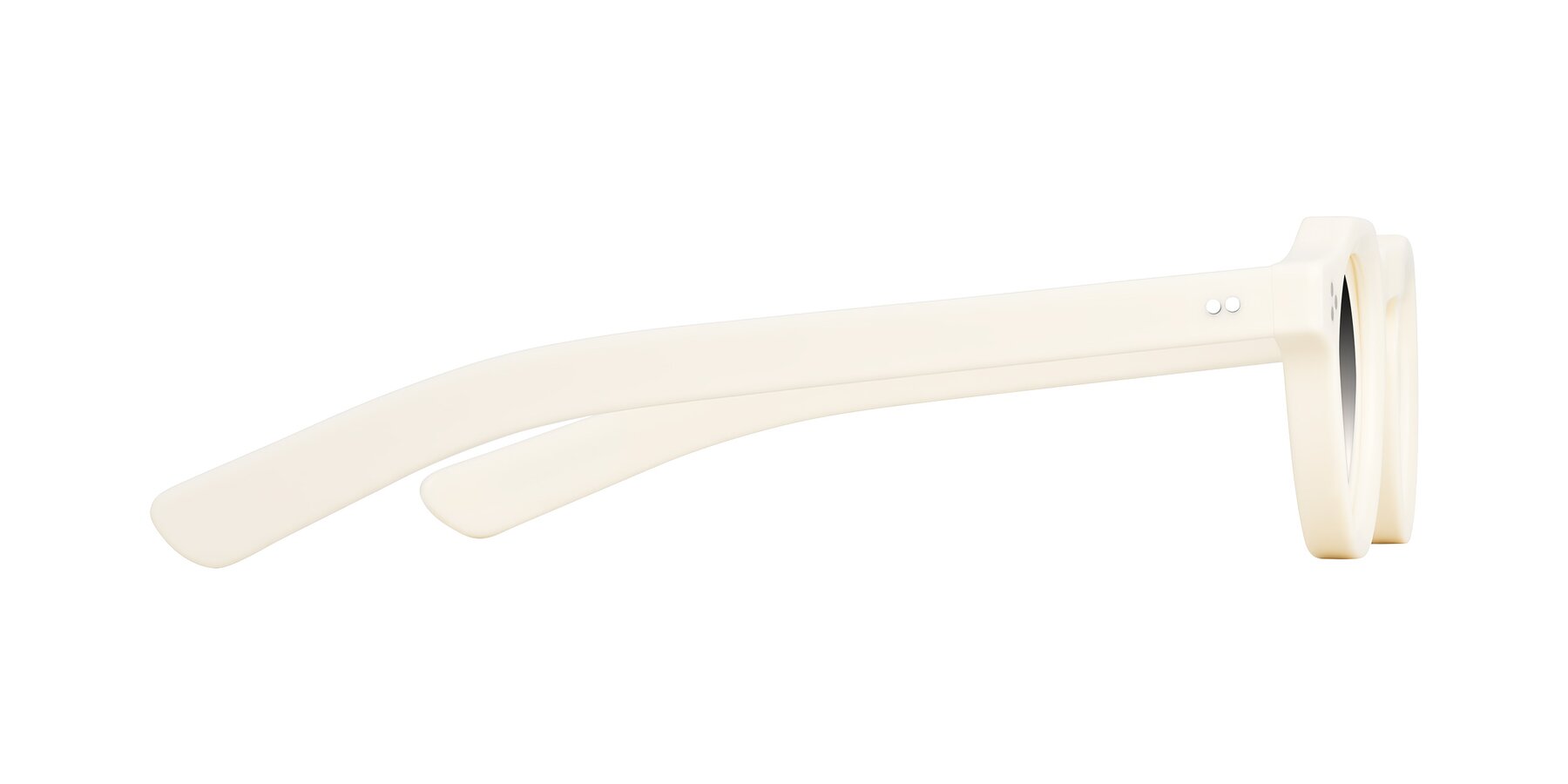 Side of Awint in Ivory White with Gray Gradient Lenses