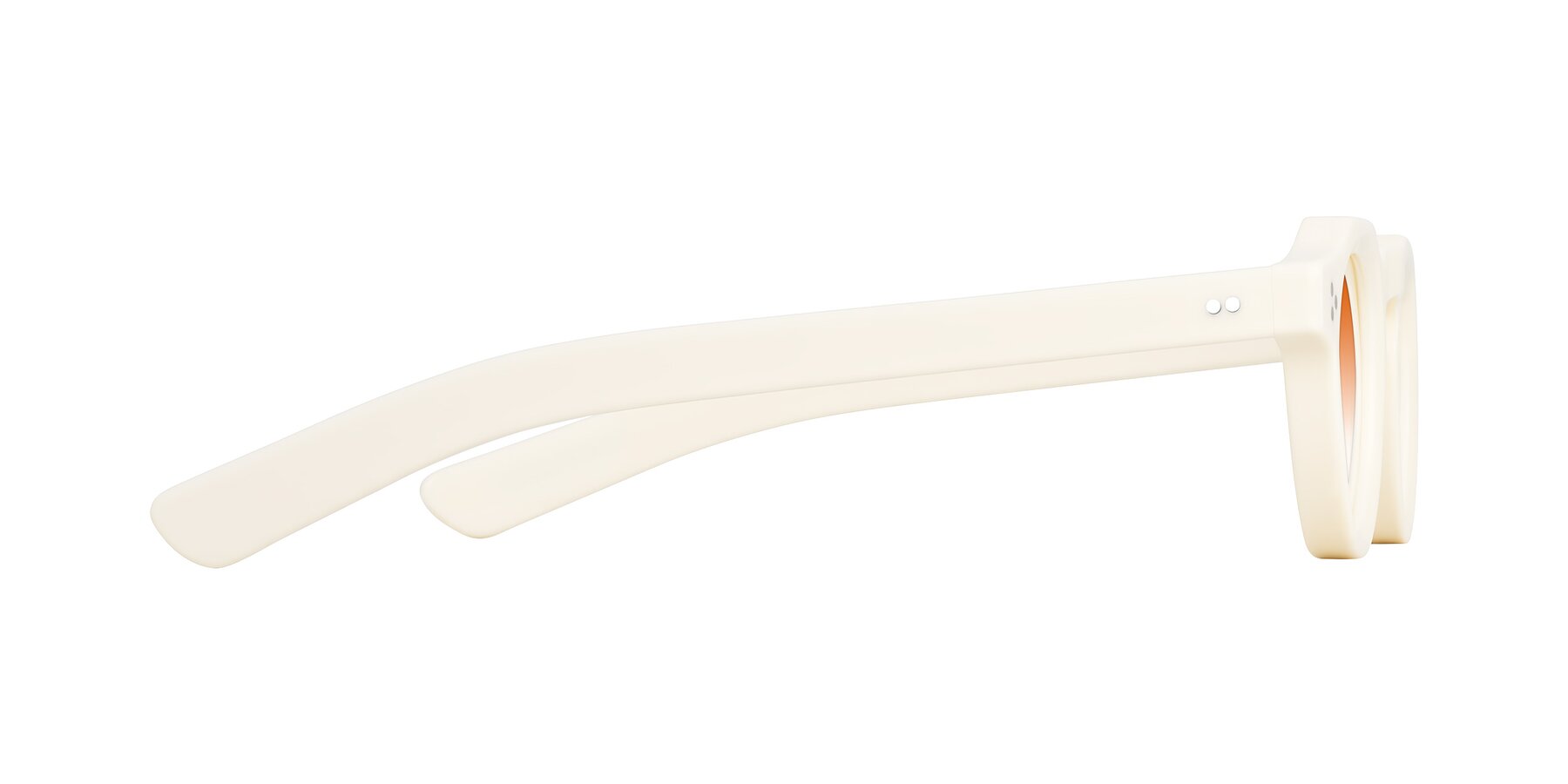 Side of Awint in Ivory White with Orange Gradient Lenses