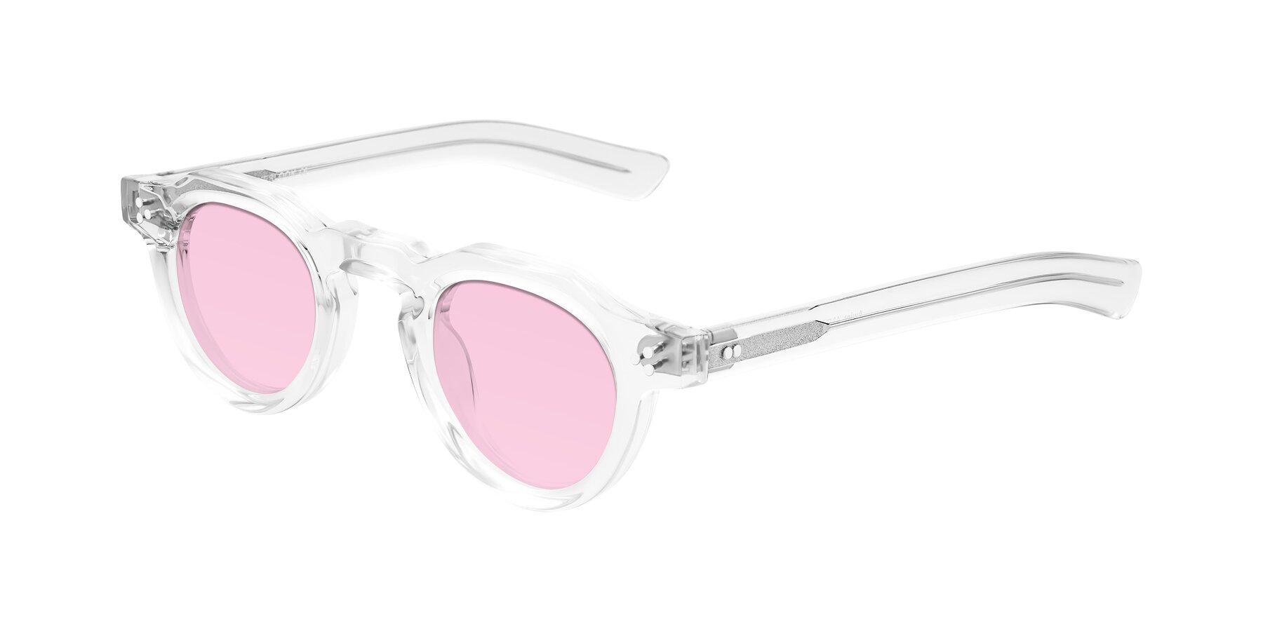 Angle of Awint in Clear with Light Pink Tinted Lenses