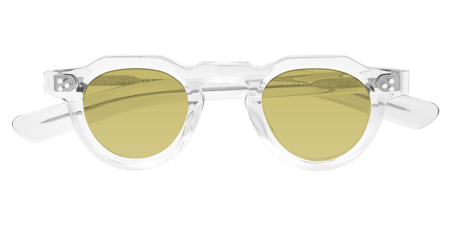 Folded Front of Awint in Clear with Medium Champagne Tinted Lenses