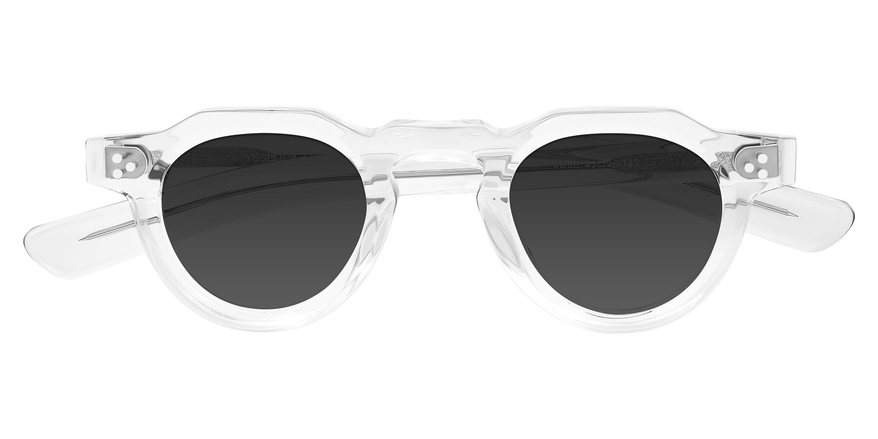 Folded Front of Awint in Clear with Gray Tinted Lenses