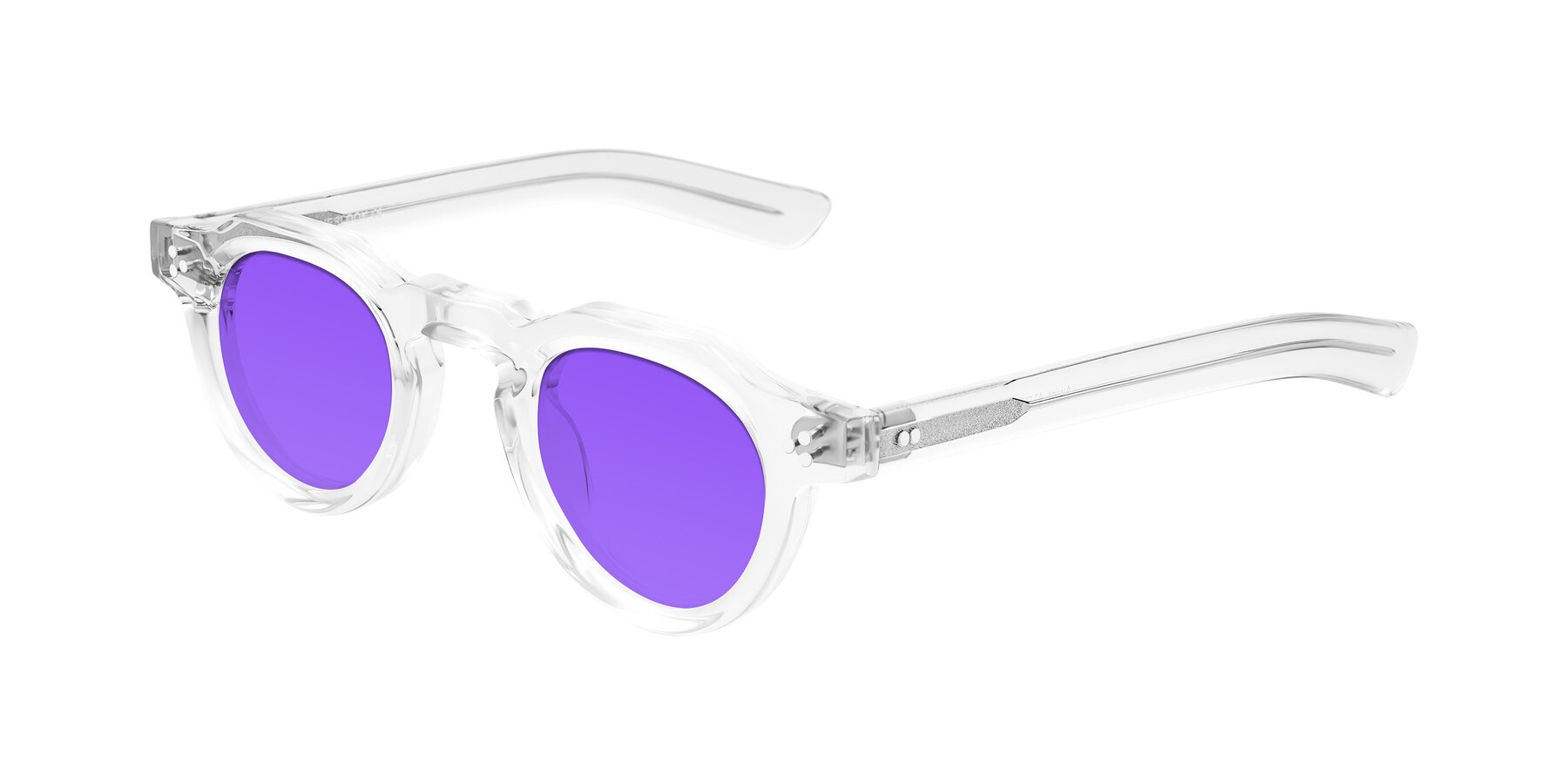 Angle of Awint in Clear with Purple Tinted Lenses