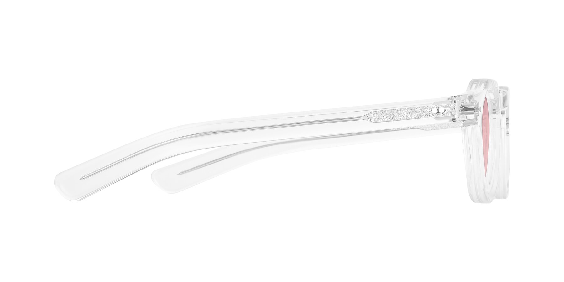 Side of Awint in Clear with Light Garnet Tinted Lenses